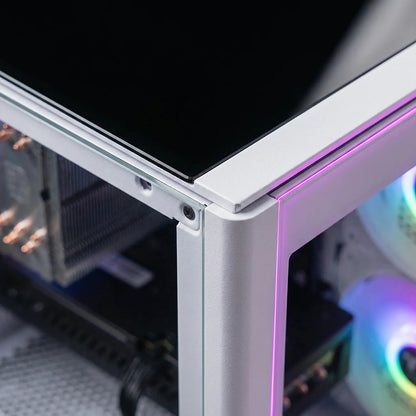 AIGAMEPC Gaming PC Desktop Computer, Intel Core i7 up to 4.0GHz, Radeon RX 580 8G, 16G RAM, 512GB M.2 SSD, BX3 550W 80PLUS Bronze PSU, WiFi 5, RGB Fan x5, Windows 11 Home