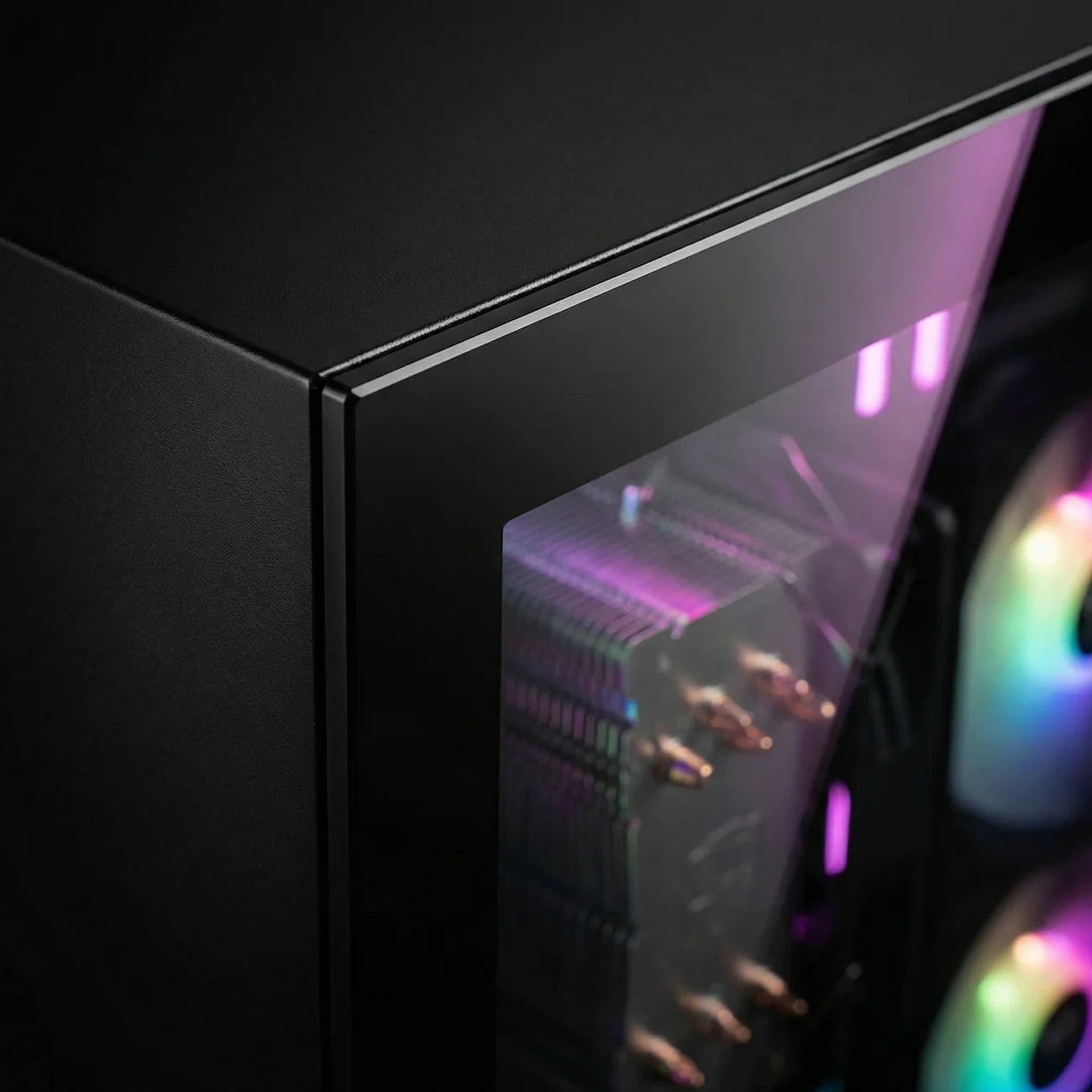 AIGAMEPC Gaming PC Desktop Computer,AMD R3 3200G, 16GB DDR4,512GB M.2 SSD, BX3 550W 80PLUS Bronze PSU, WiFi 5, RGB Fan x5, Windows 11 Home, Black